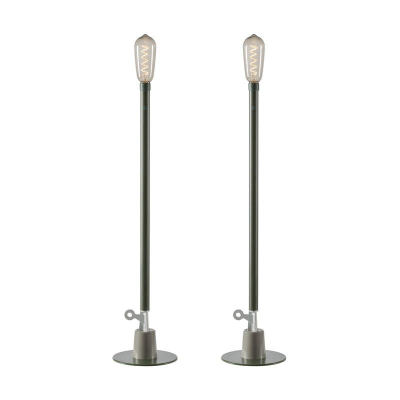 Weltevree - Sticklight LED- Outdoorleuchte (2er-Set) | flaschengrün