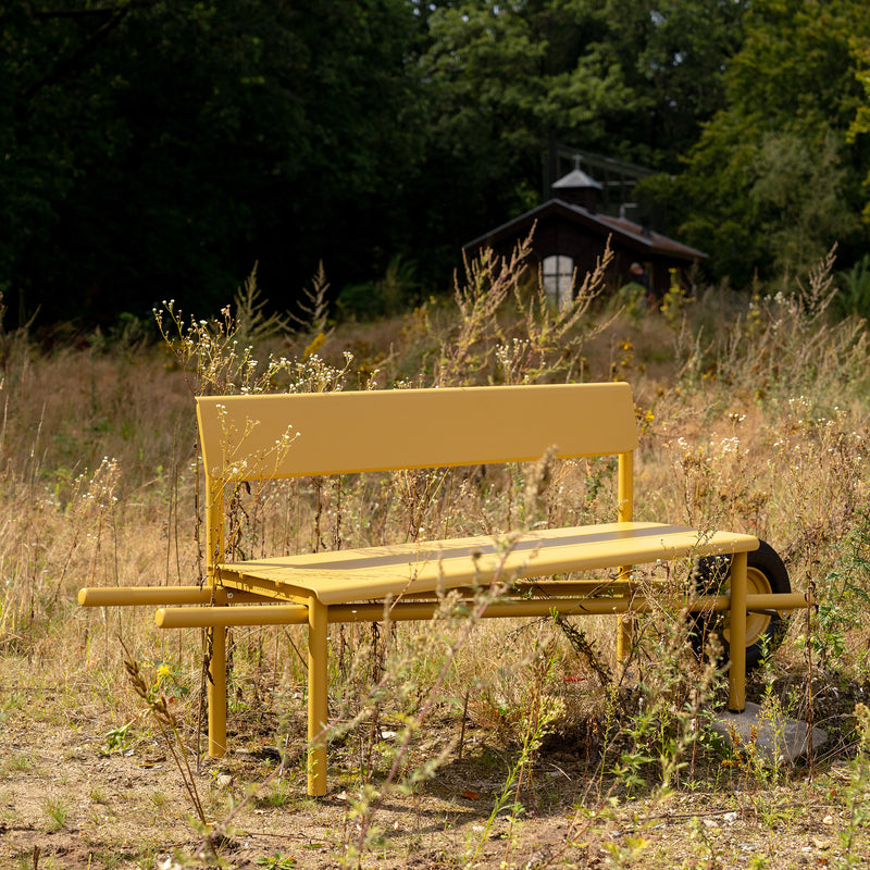 Weltevree - Wheelbench | oxide red, yellow