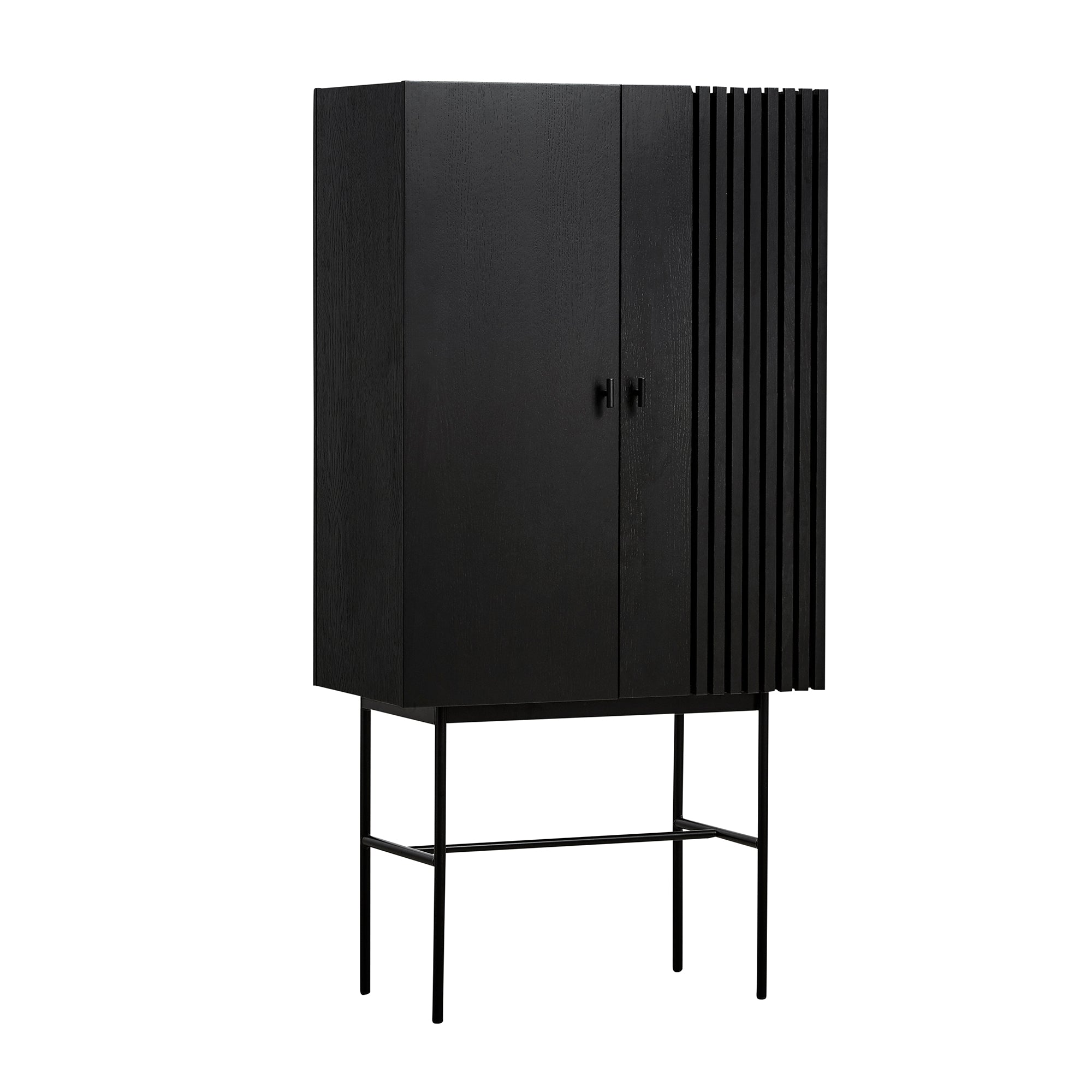 Woud - Array Highboard | schwarz