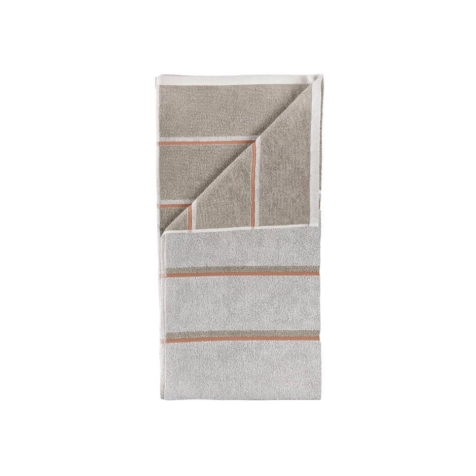 Zone Denmark - Handtuch Sauna | Soft Grey/Eucalyptus/Terracotta