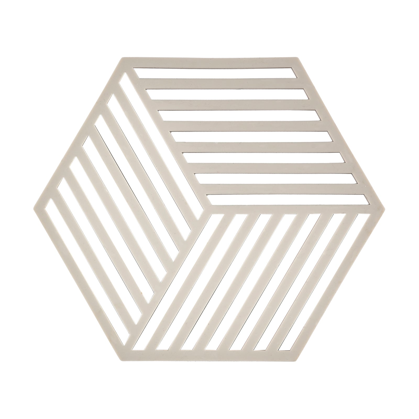 Zone Denmark - Hexagon Untersetzer | normal / warm grey