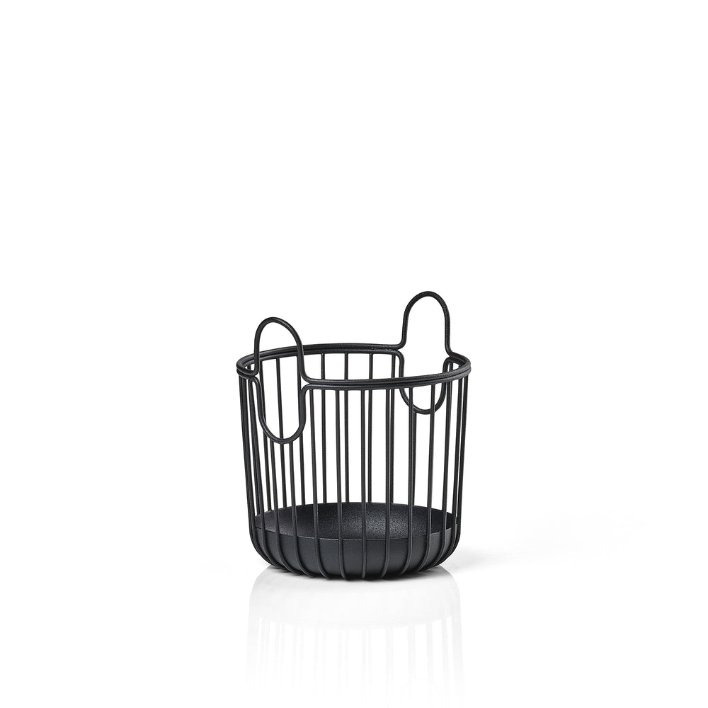 Zone Denmark - Inu Aufbewahrungskorb | Ø 10,5 x H 13,5 cm / schwarz