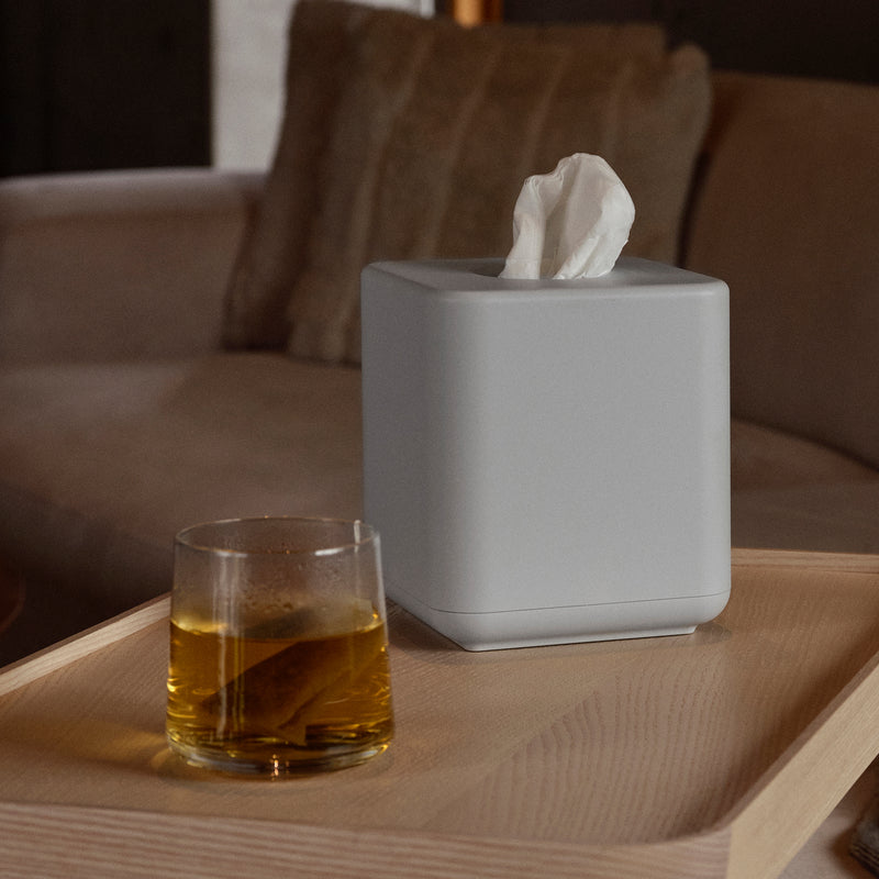 Zone Denmark - Ume Taschentuchbox | 13 x 13 x 15,1 cm / white