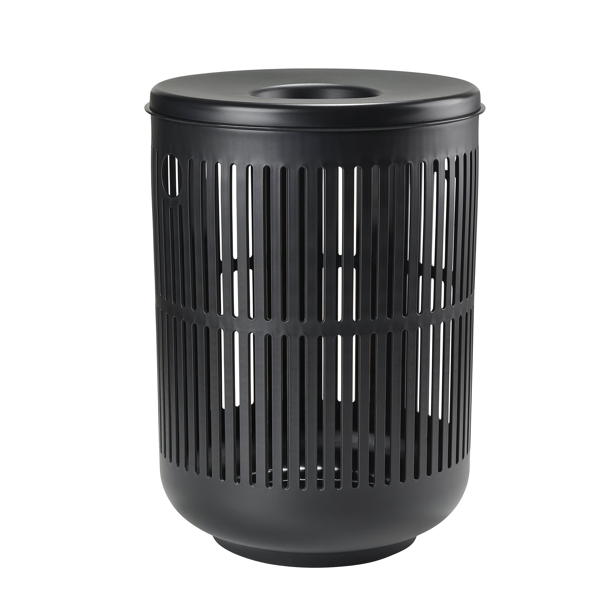 Zone Denmark - Ume Wäschekorb | inkl. Deckel / H 54 cm / black