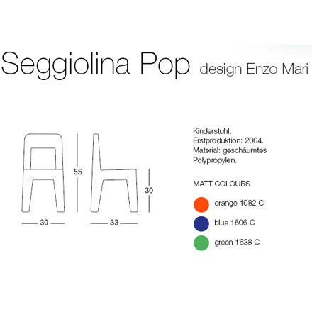 Magis - Seggiolina Pop Kinderstuhl