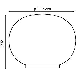 Flos - Mini Glo-Ball Tischleuchte