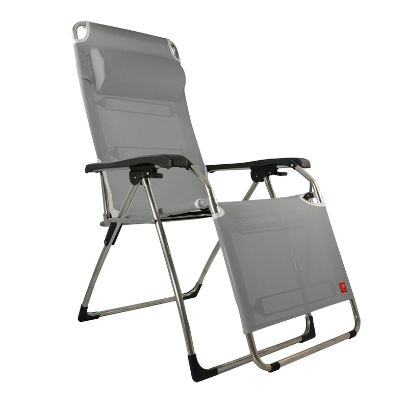 Fiam - Amida Aluminium Relaxliege | grau