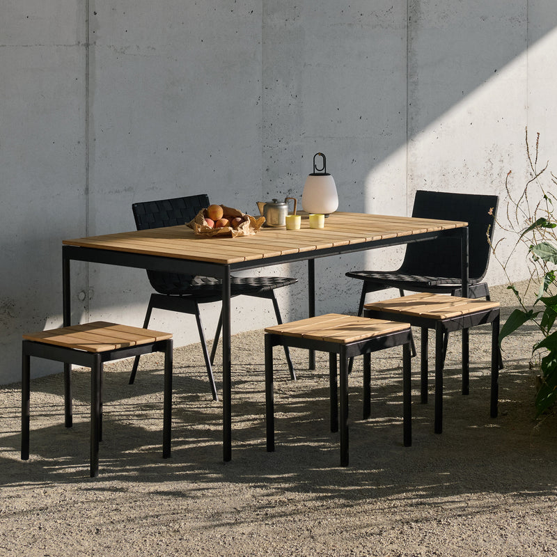 &amp;Tradition - Ville AV47 Gartenhocker | warm schwarz