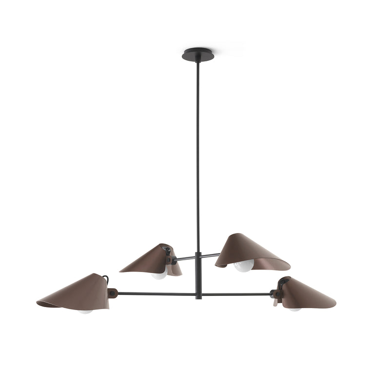 &amp;Tradition - Bonnet Kronleuchter | Höhe 110 cm / Messing
