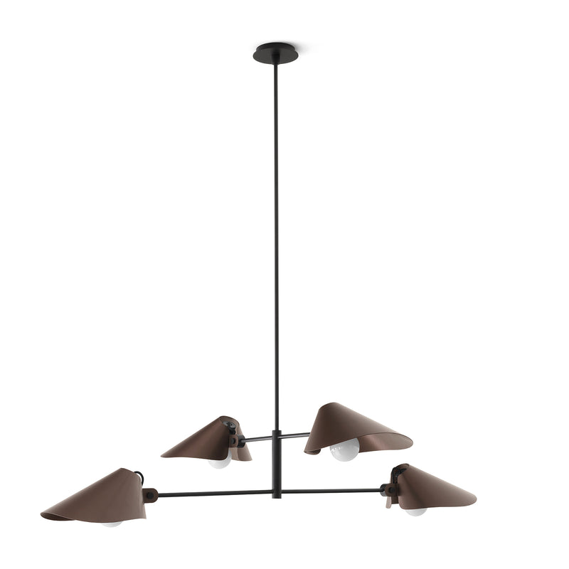 &amp;Tradition - Bonnet Kronleuchter | Höhe 140 cm / Messing