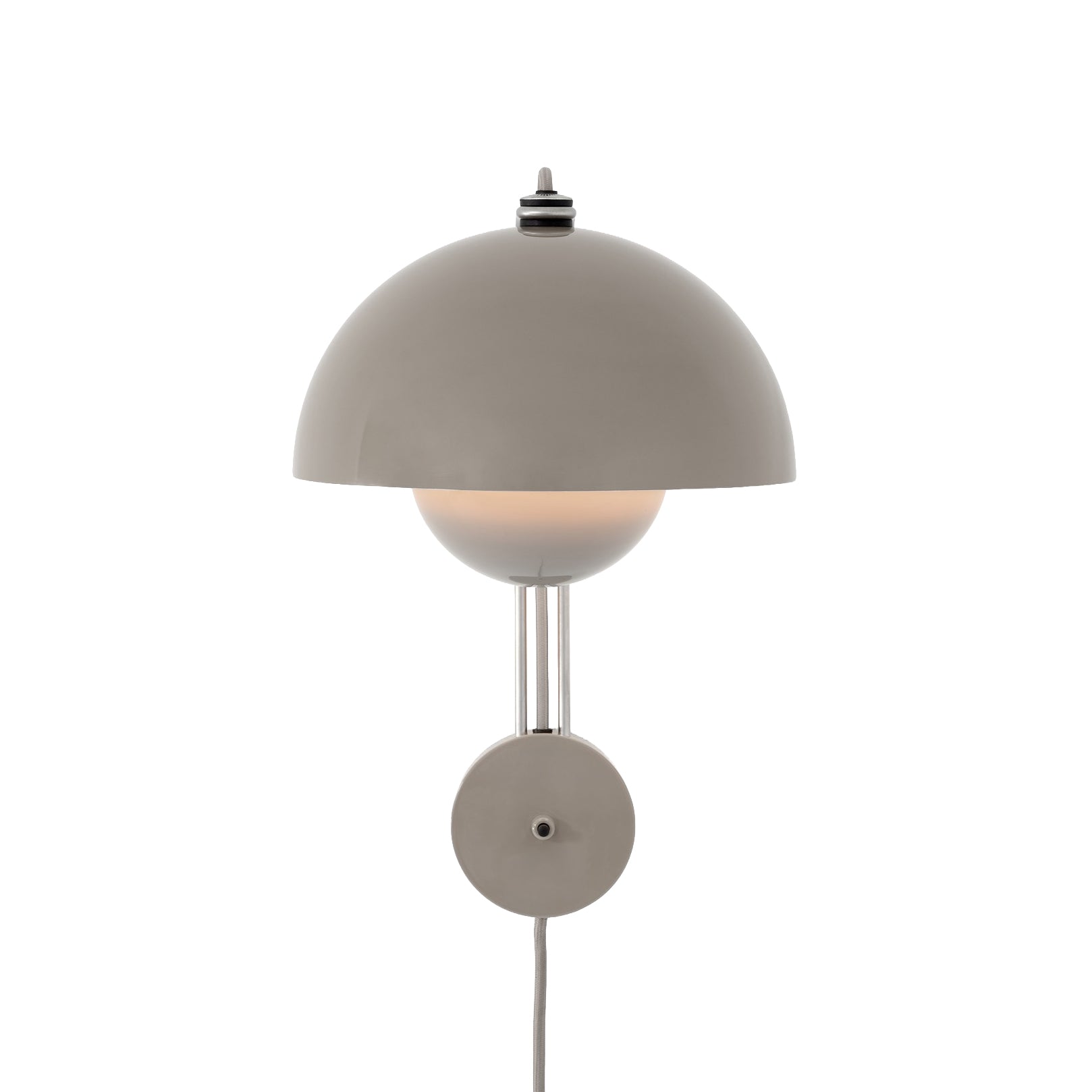 &amp;Tradition - Flowerpot Wandleuchte VP8 | grau-beige