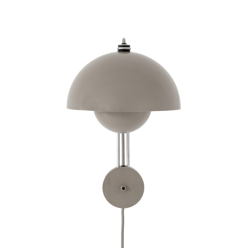 &amp;Tradition - Flowerpot Wandleuchte VP8 | grau-beige