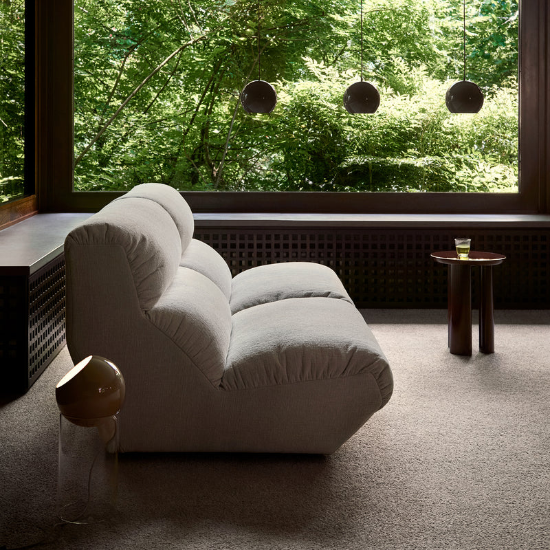 &amp;Tradition - Hi Lo 2-Sitzer Sofa | Kvadrat Vidar 0386 / Braun