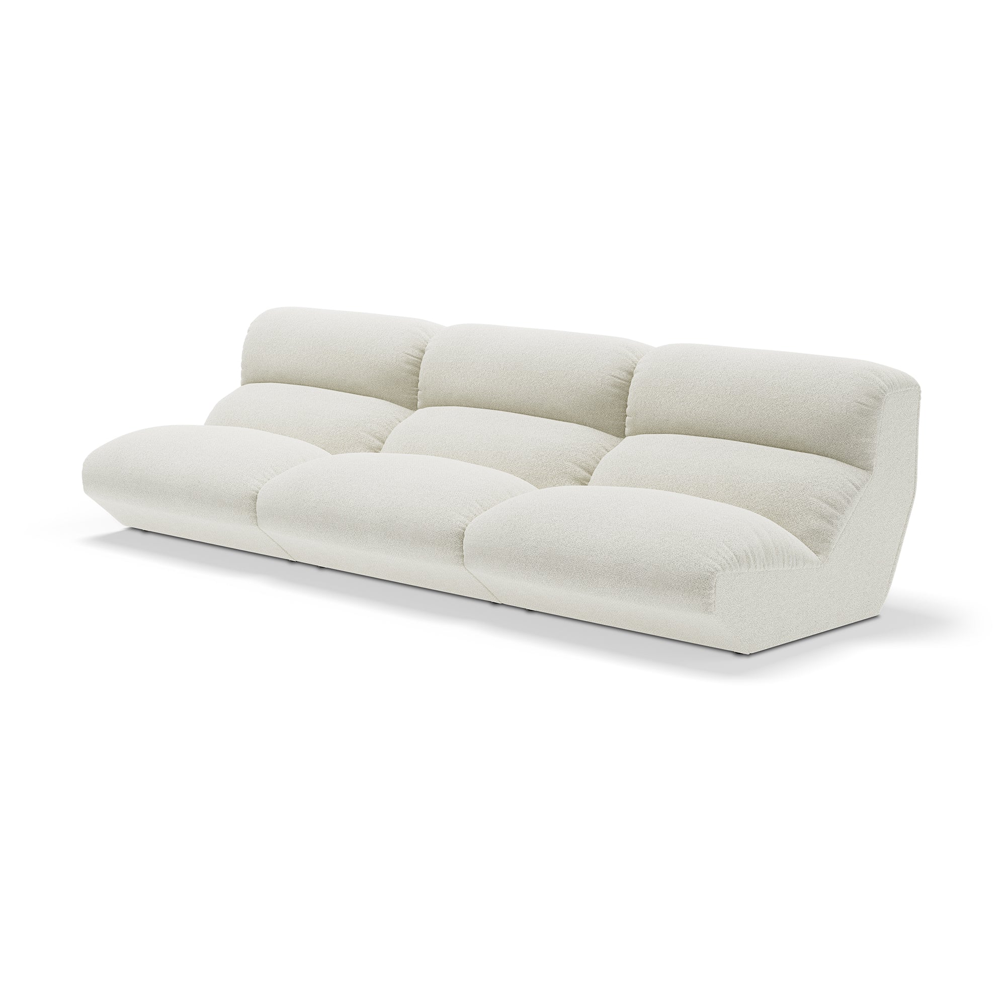 &amp;Tradition - Hi Lo 3-Sitzer Sofa | Gabriel Grain 61229 / Beige