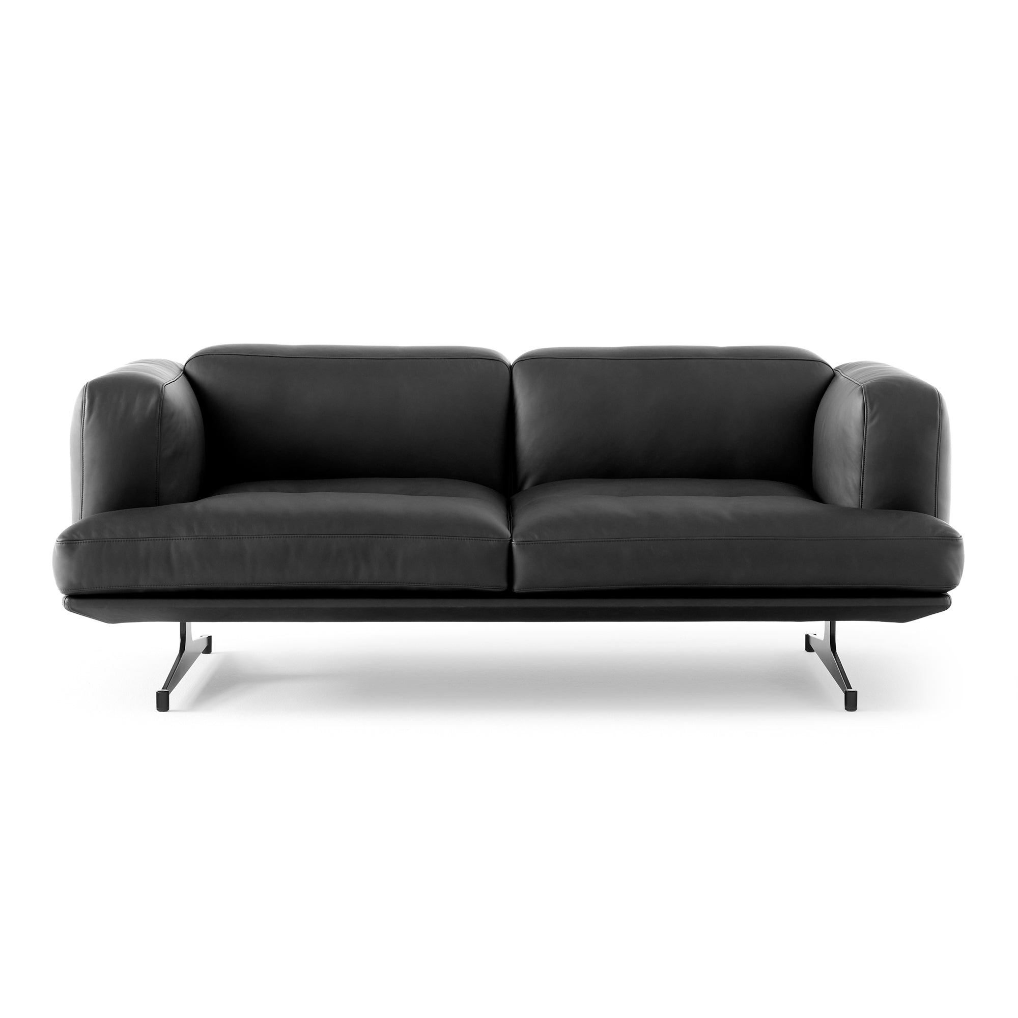 &amp;Tradition - Inland Sofa | Noble Leder schwarz / Schwarz