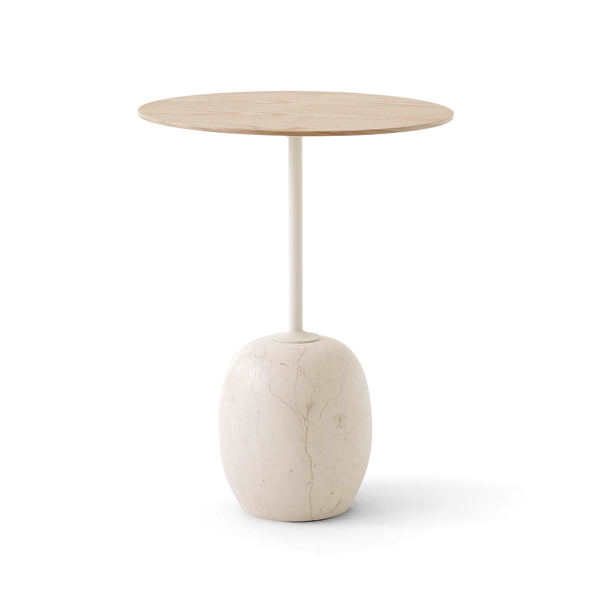 &amp;Tradition - Lato Beistelltisch | rund Ø 40 cm, H 50 cm / Eiche