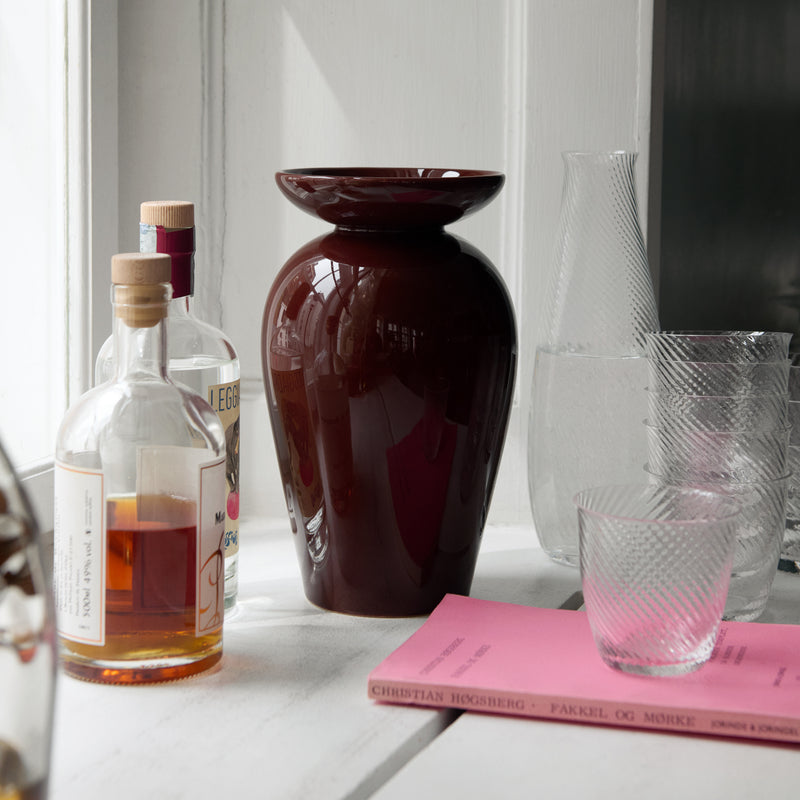 &amp;Tradition - Momento Vase | rotbraun