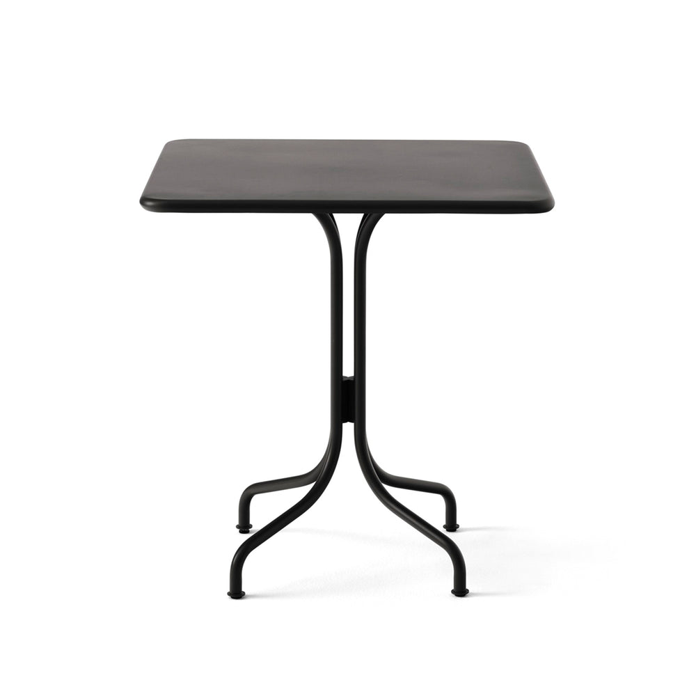 &amp;Tradition - Thorvald Outdoor Bistrotisch | quadratisch / warm schwarz