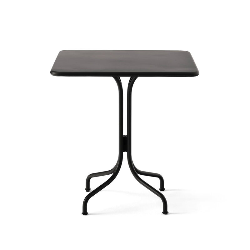 &amp;Tradition - Thorvald Outdoor Bistrotisch | quadratisch / warm schwarz