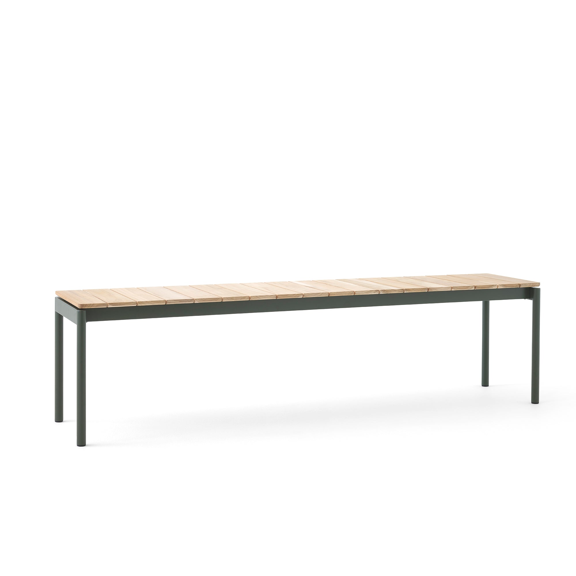 &amp;Tradition - Ville Gartenbank | 180 x 40 cm / bronze grün