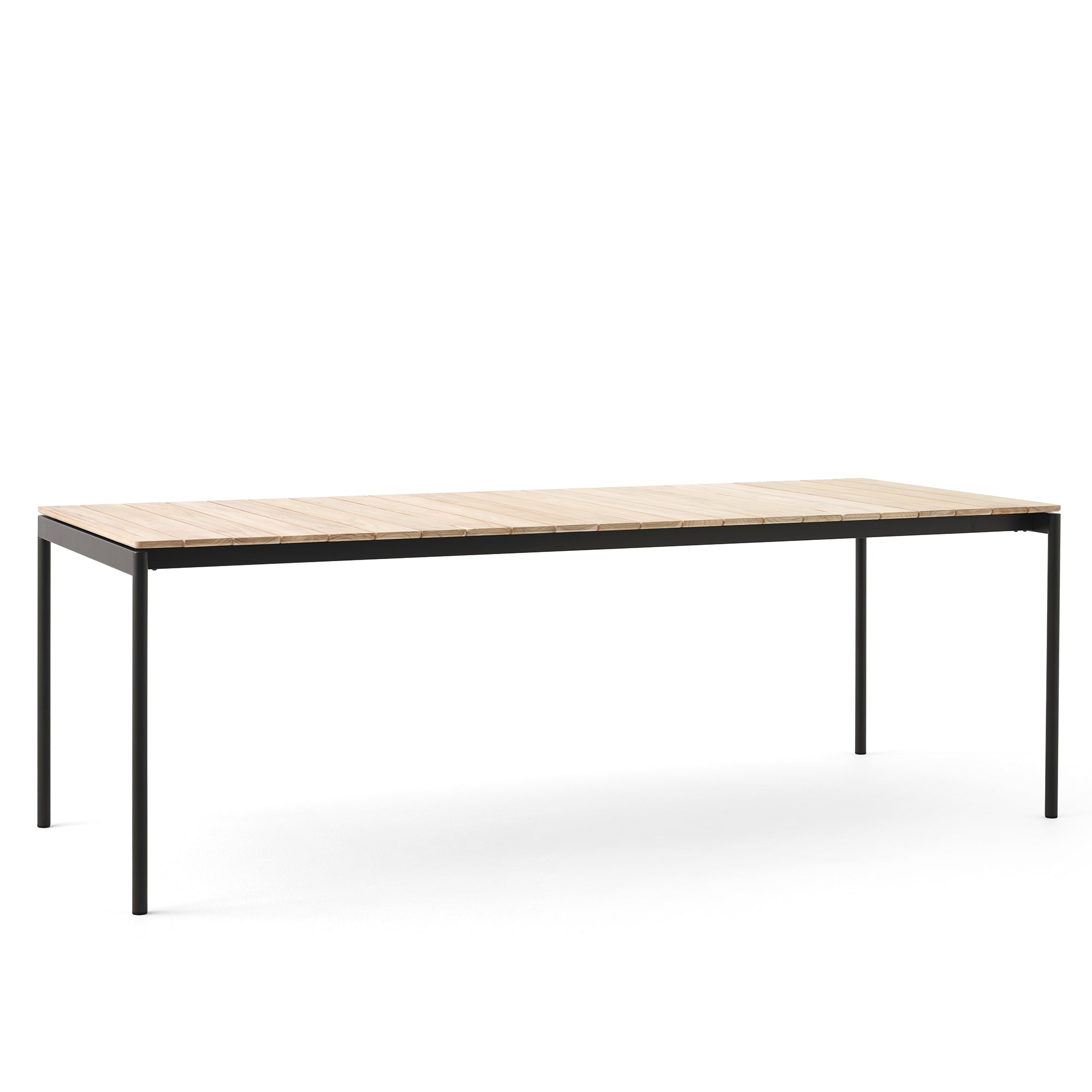 &amp;Tradition - Ville Gartentisch | 220 x 90 cm / warm schwarz