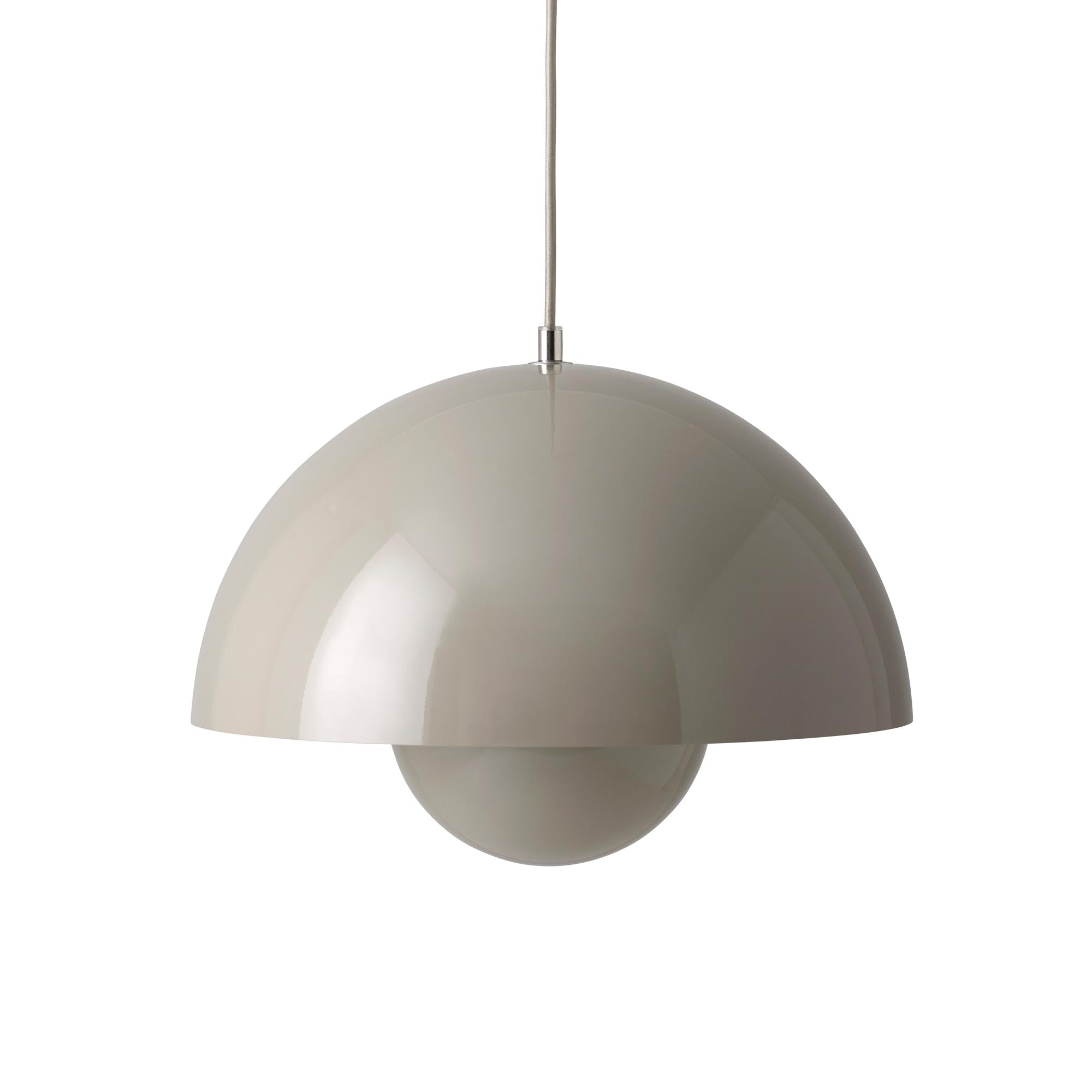 &amp;Tradition - FlowerPot Pendelleuchte VP7 | grau-beige