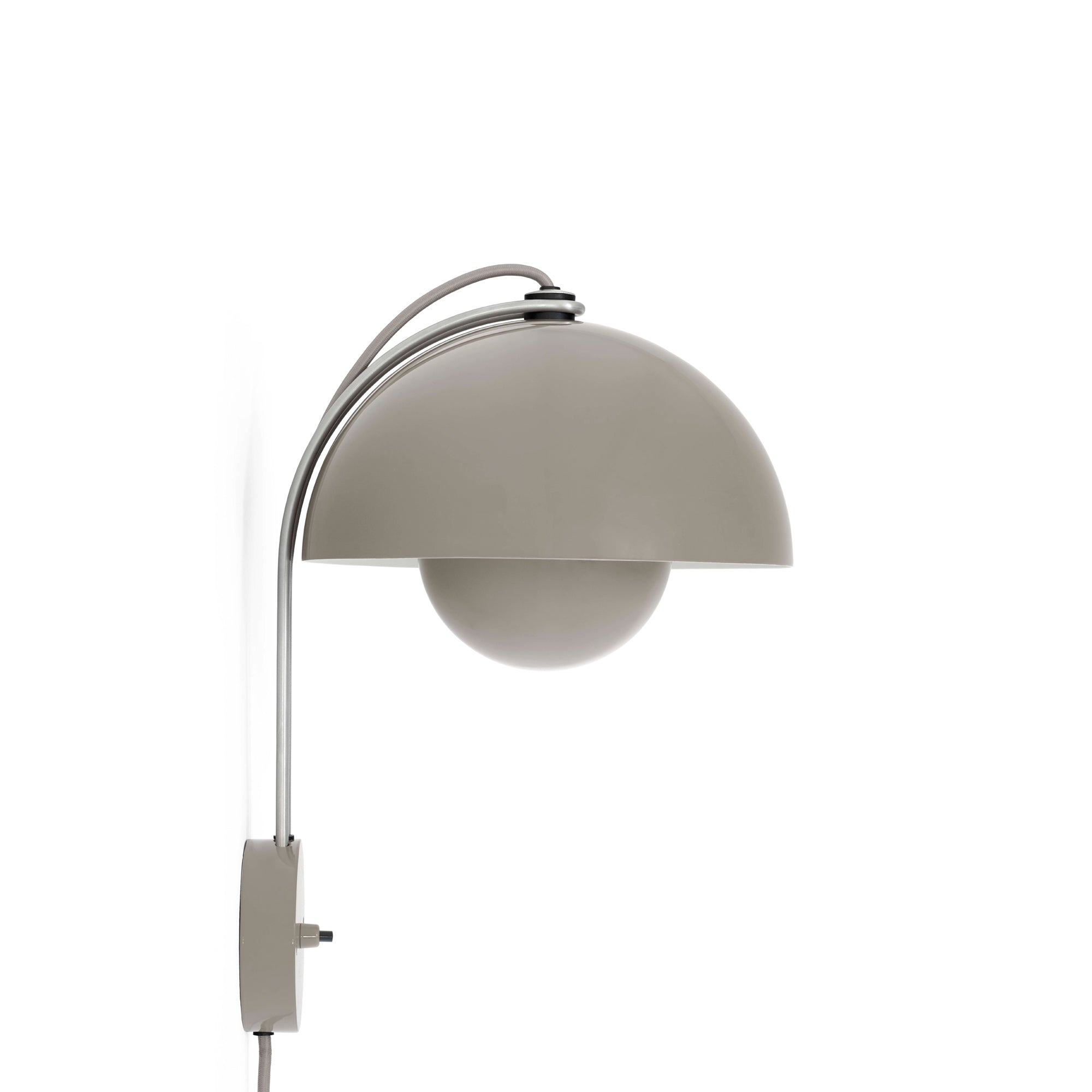 &amp;Tradition - Flowerpot Wandleuchte VP8 | grau-beige