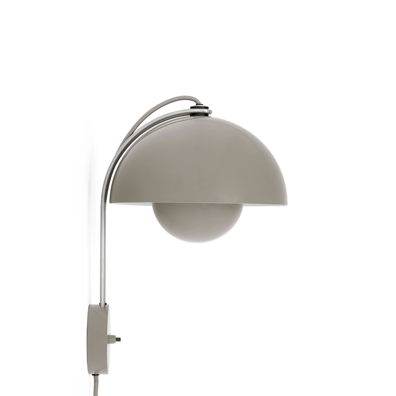 &amp;Tradition - Flowerpot Wandleuchte VP8 | grau-beige