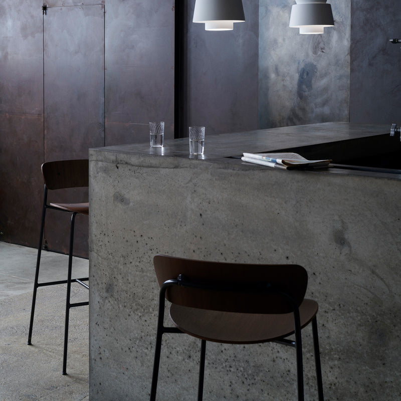 &amp;Tradition - Pavilion Barhocker | Walnuss Natur / H 95 cm
