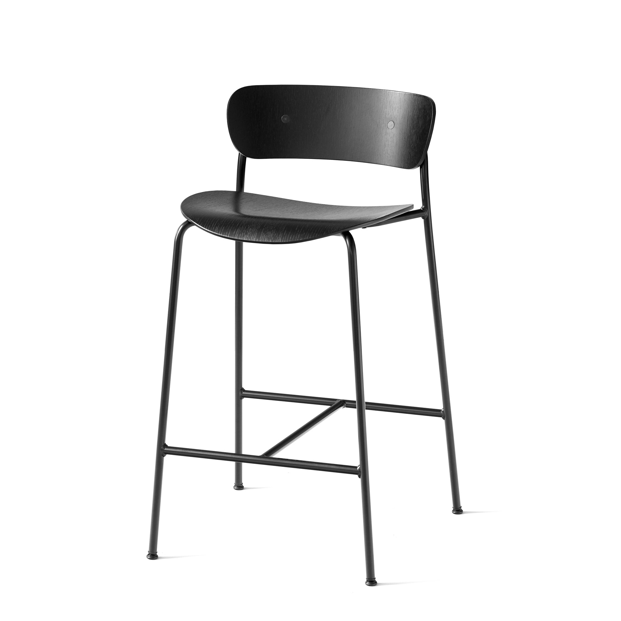 &amp;Tradition - Pavilion Barhocker | Eiche Schwarz / H 85 cm