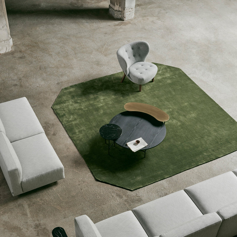 &amp;Tradition - The Moor Teppich AP5 | 240 x 240 cm / grün
