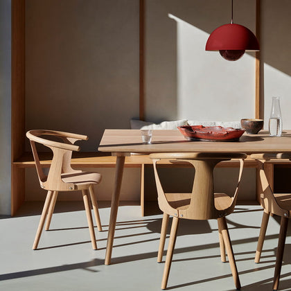 Dineren in stijl — nu met 20% korting op tafels en stoelen