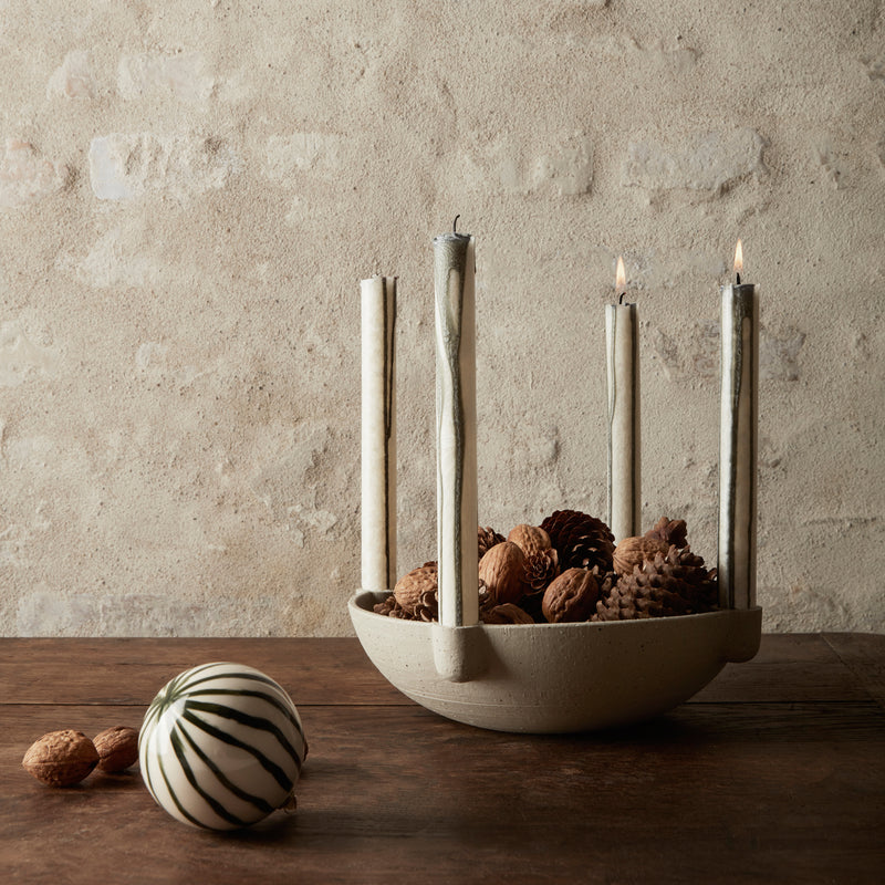 Ferm Living - Bowl Keramik Kerzenständer