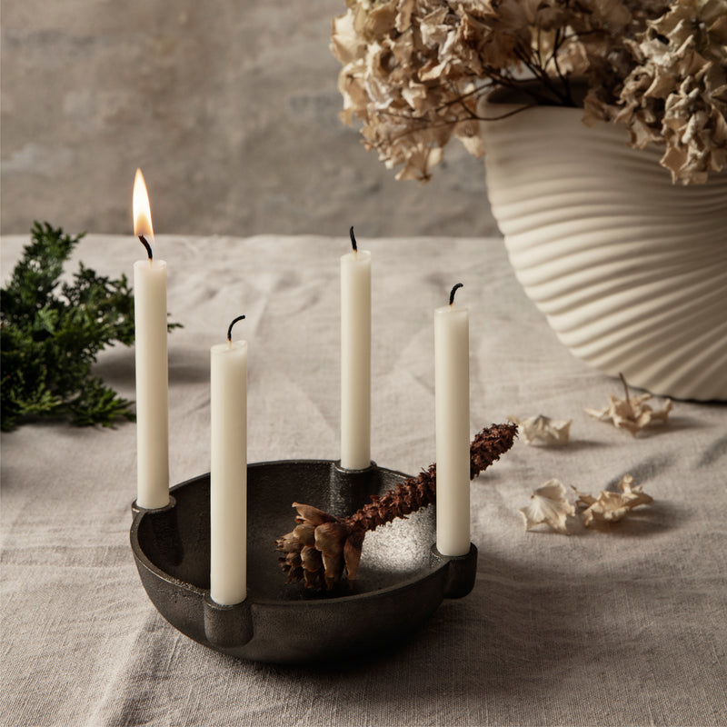 Ferm Living - Bowl Messing Kerzenständer