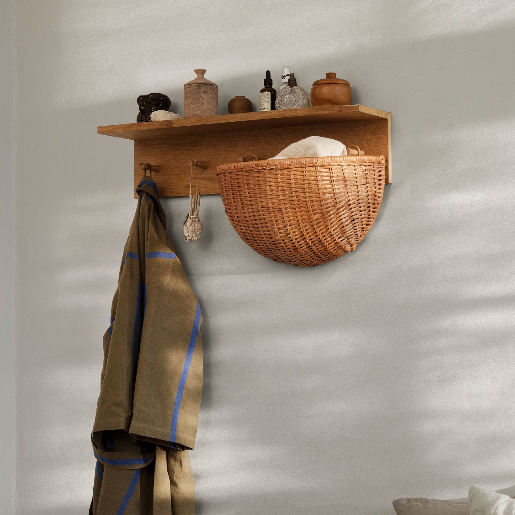 Ferm Living - Braided Wandkorb