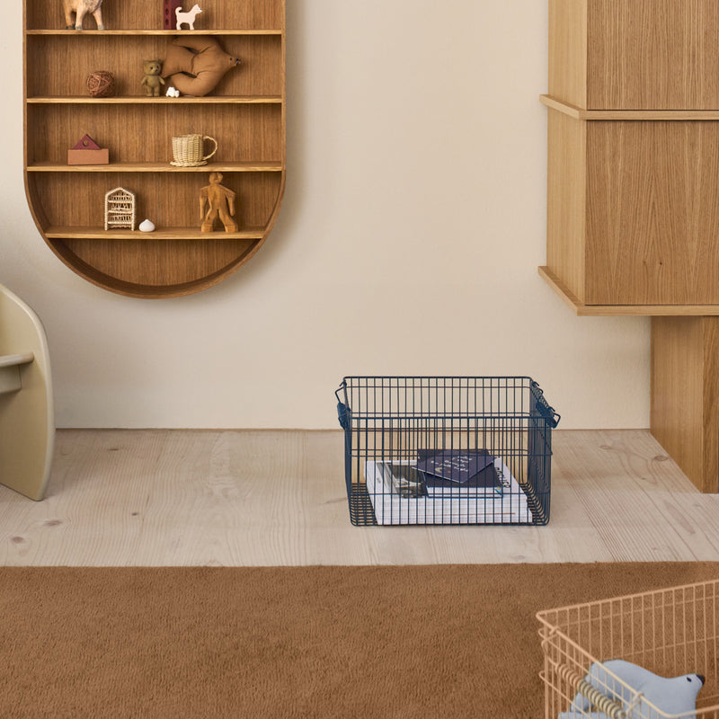 Ferm Living - Cala Stapelbare Körbe | dunkelblau