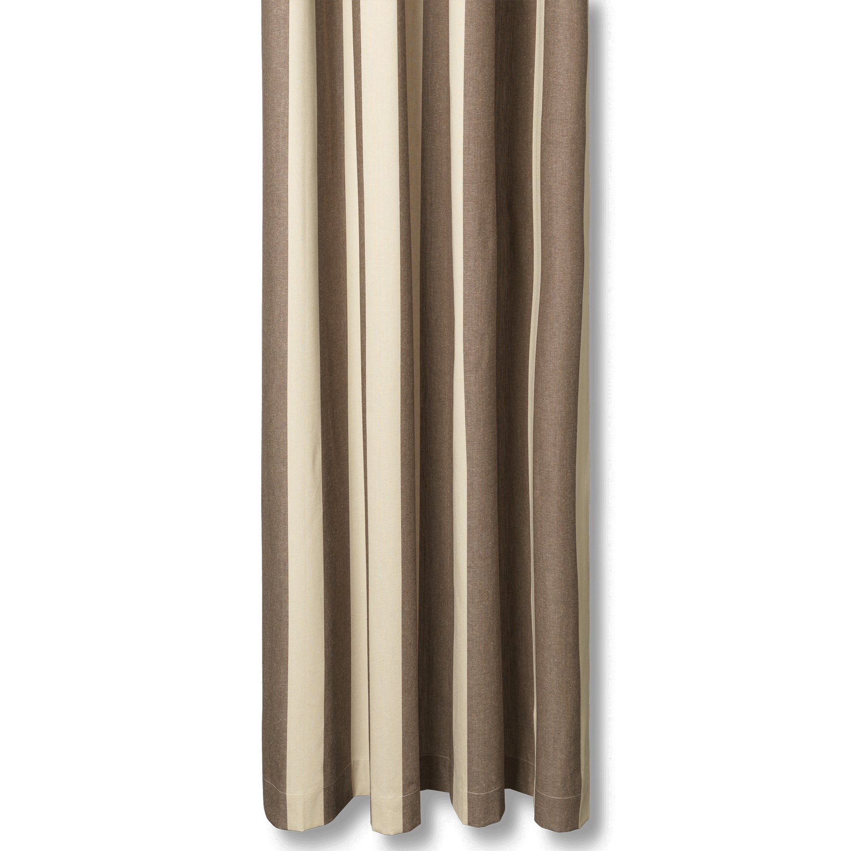 Ferm Living - Chambray Duschvorhang | carob brown/parchment