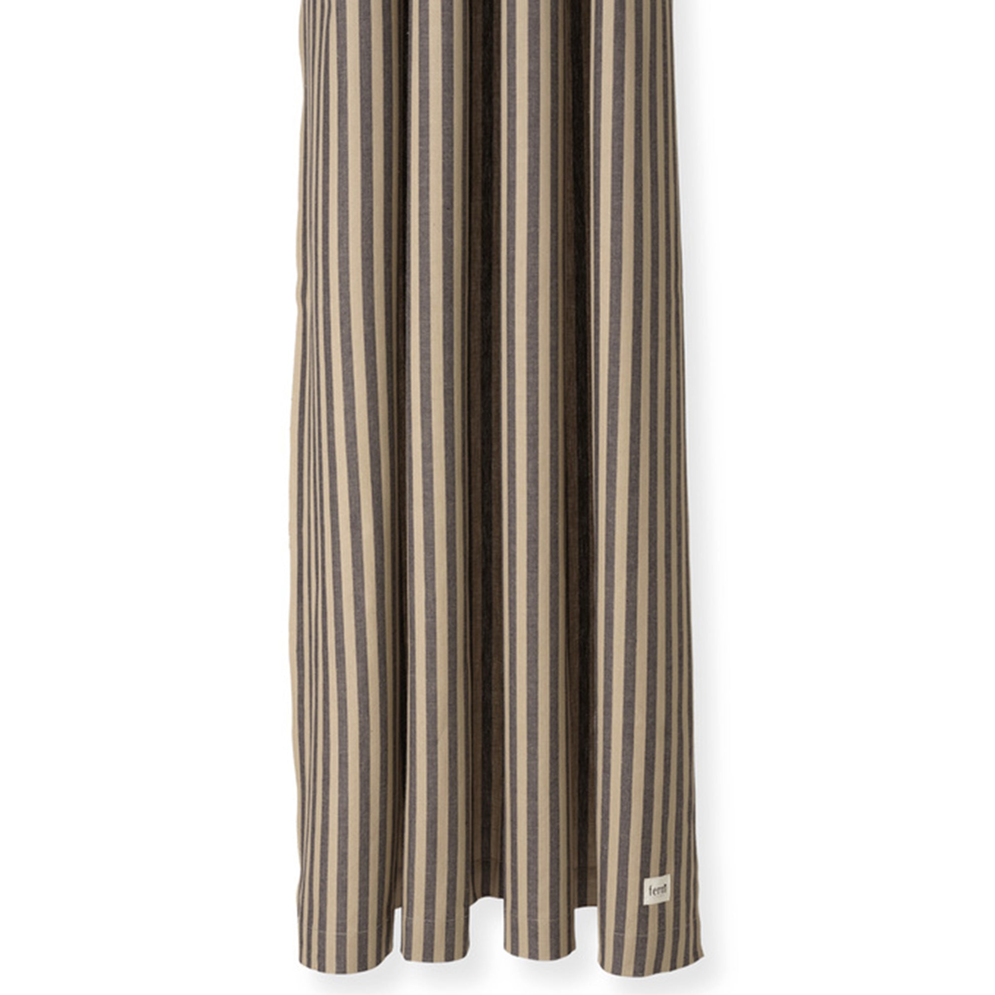 Ferm Living - Chambray Duschvorhang | sand/black