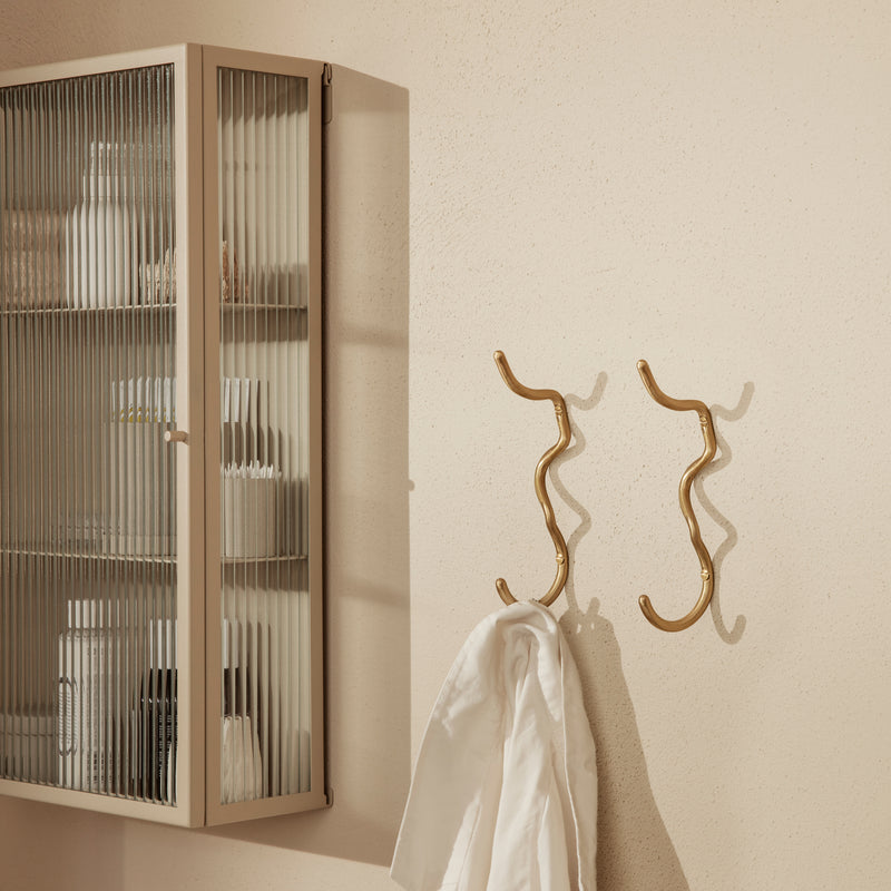 Ferm Living - Curvature Wandhaken | einzeln / Messing