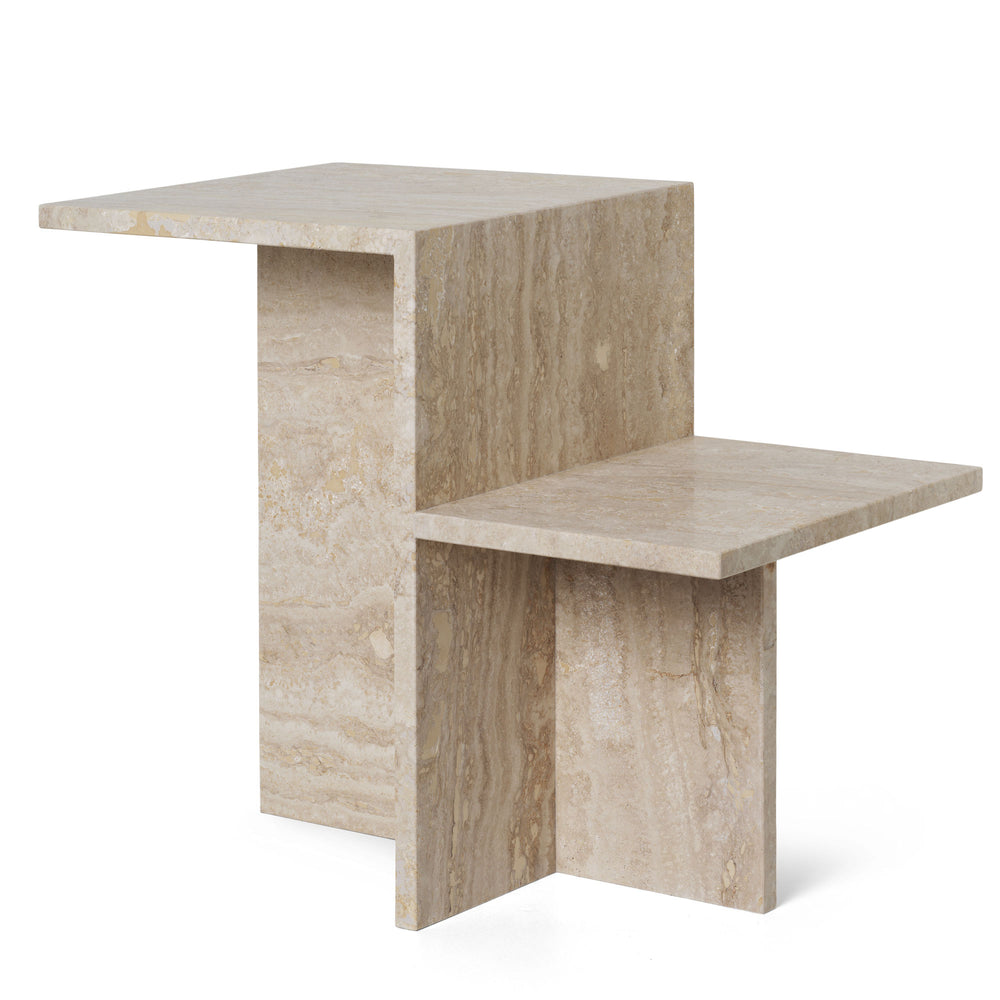 Ferm Living - Distinct Beistelltisch | Travertin-Stein