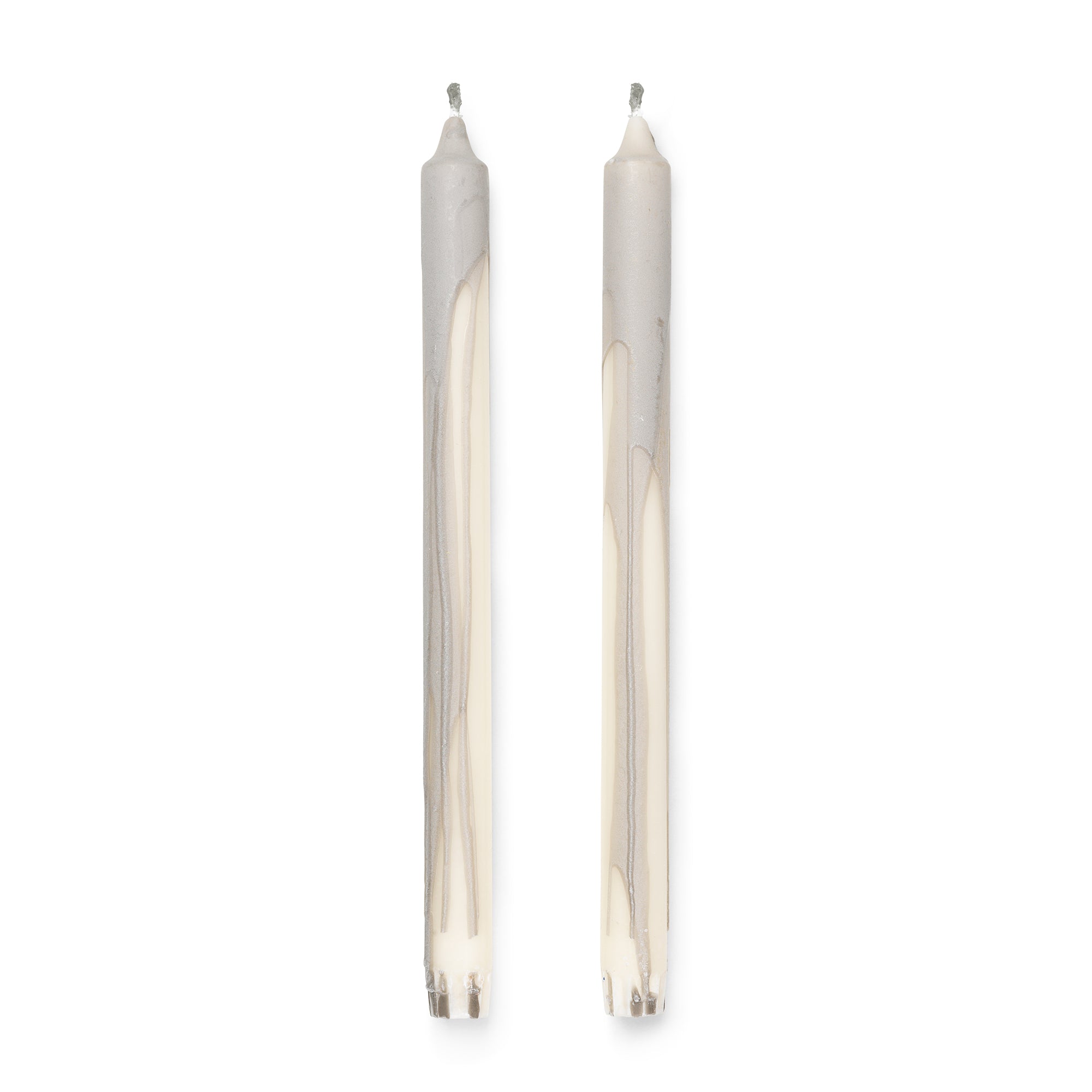 Ferm Living - Dryp Stabkerzen Set | warmes grau