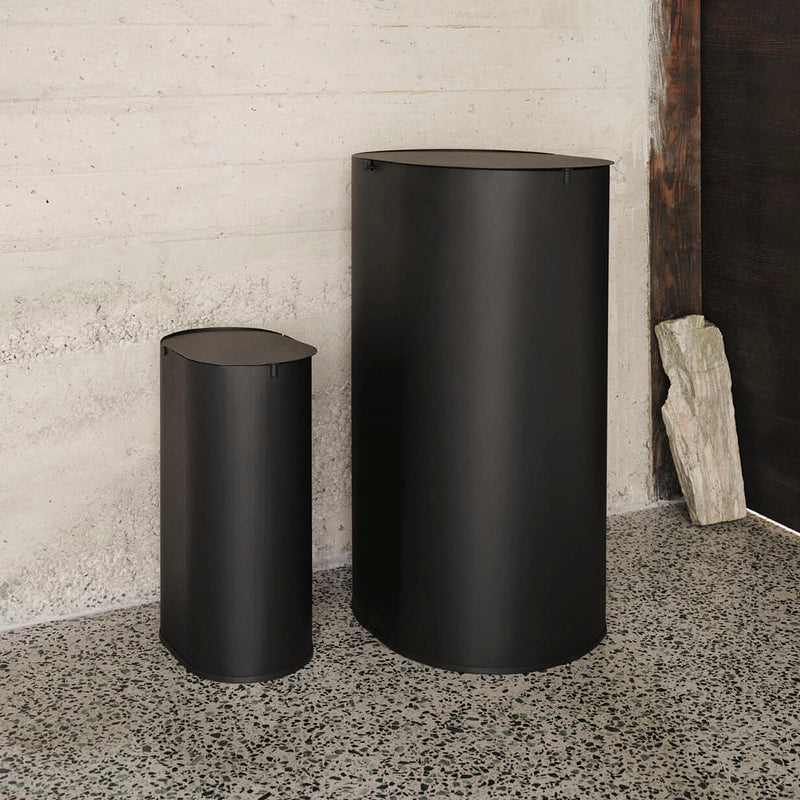 Ferm Living - Enkel Mülleimer | Small / schwarz