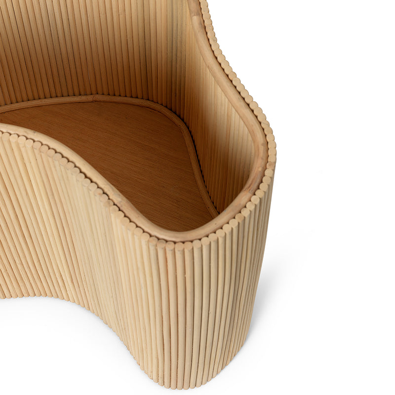 Ferm Living - Isola Rattan Aufbewahrungstisch