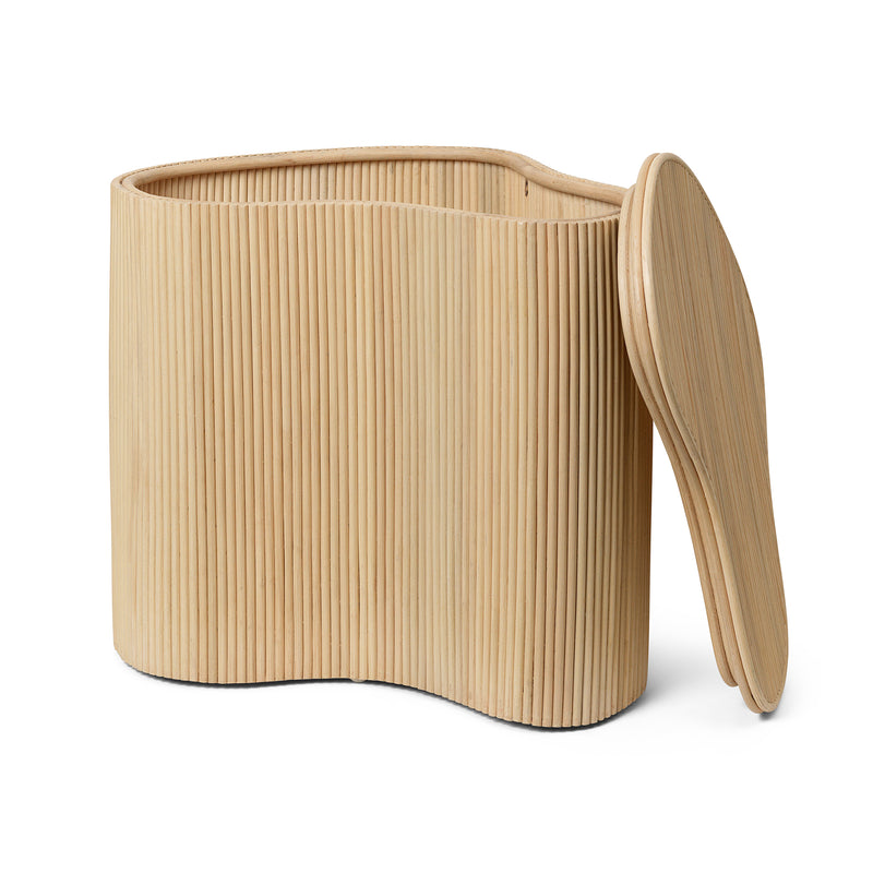 Ferm Living - Isola Rattan Aufbewahrungstisch
