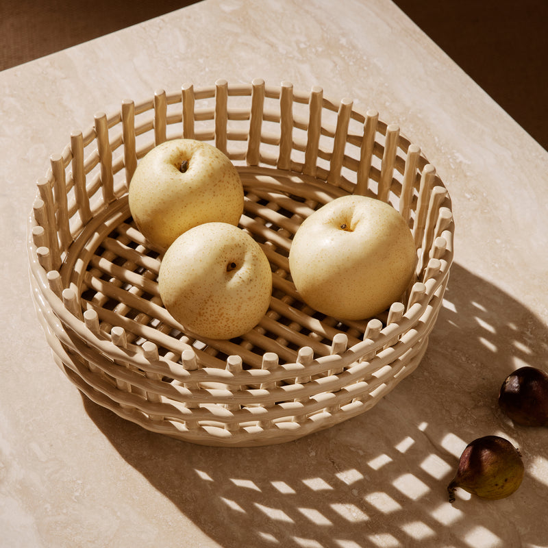 Ferm Living - Keramik Centerpiece Schale | cashmere