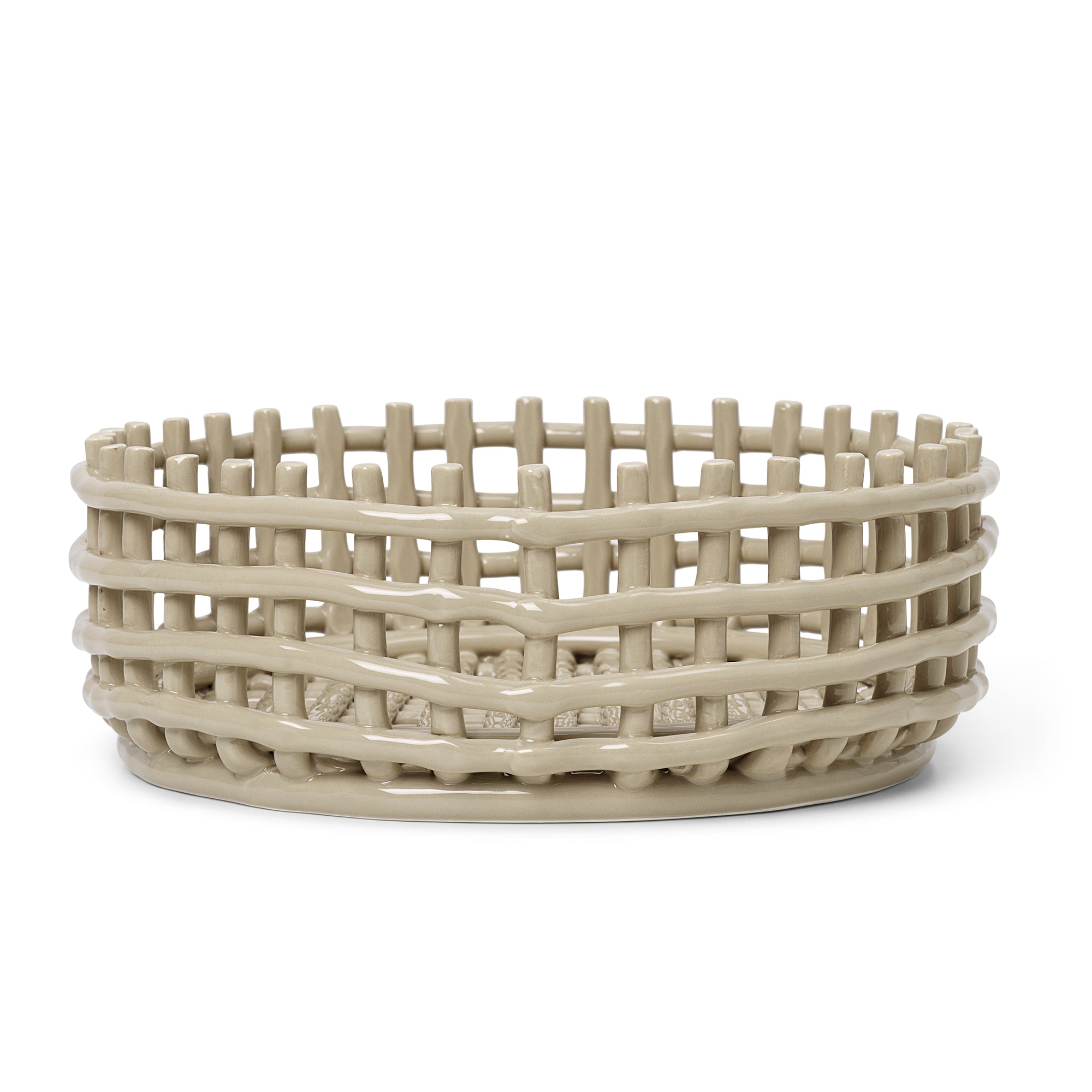 Ferm Living - Keramik Centerpiece Schale | cashmere