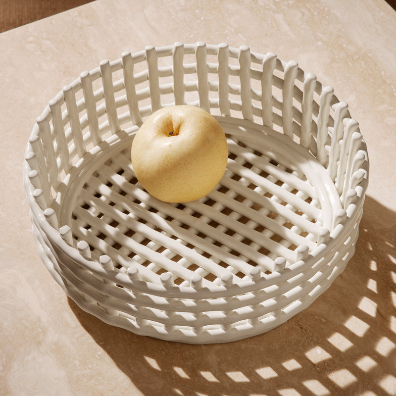 Ferm Living - Keramik Centerpiece Schale | off-white