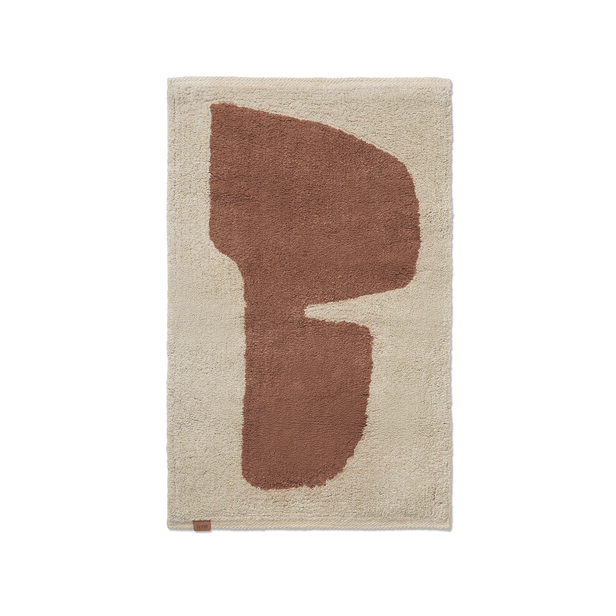Ferm Living - Lay Fußmatte | parchment/rust