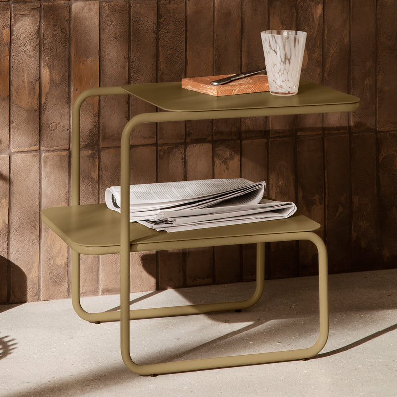Ferm Living - Level Beistelltisch | olivgrün