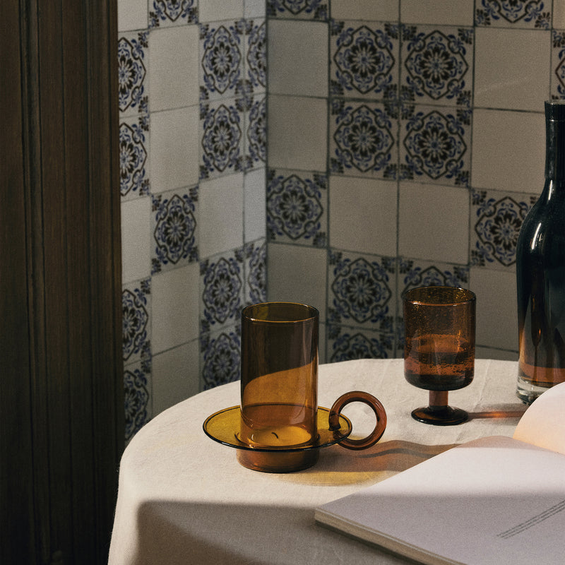 Ferm Living - Luce Kerzenhalter Glas